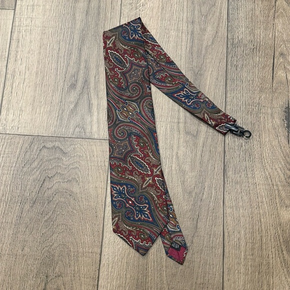 Men's Christian Dior Paisley Patterned Silk Tie - Picture 1 of 3